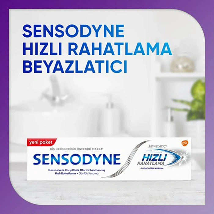 Sensodyne Diş Macunu Hızlı Rahatlama Beyazlatıcı 75 ml