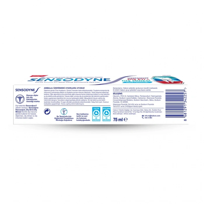 Sensodyne Hassasiyet & Diş Eti & Diş Minesi Diş Macunu 75 ml