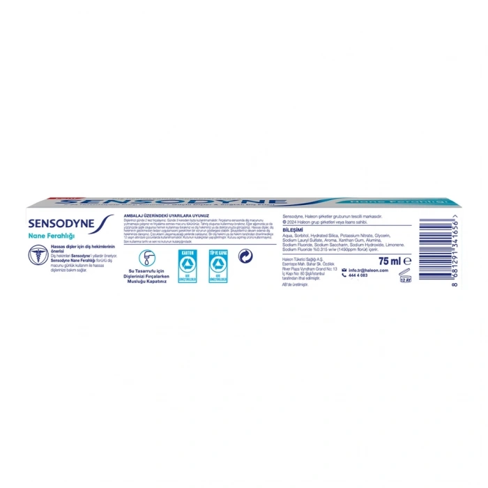 Sensodyne Nane Ferahlığı Diş Macunu 75 ml
