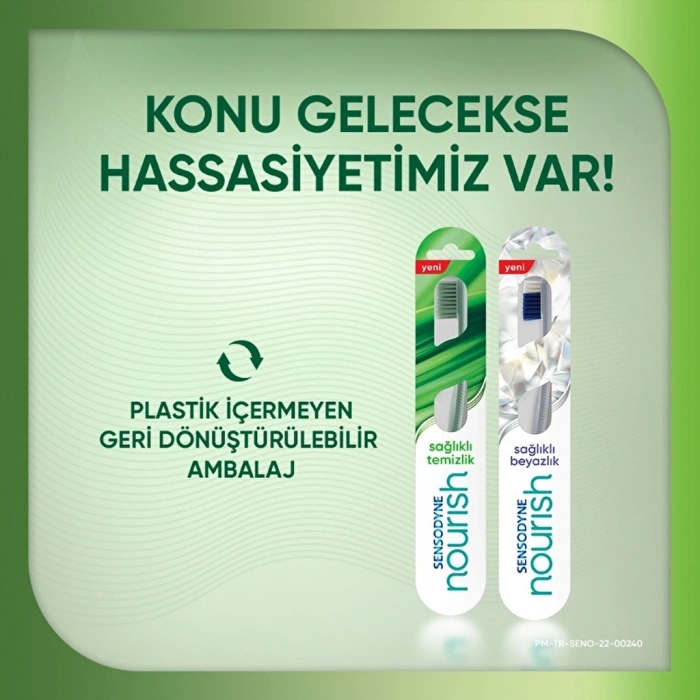 Sensodyne Nourish Sağlıklı Temizlik Diş Fırçası Yumuşak (Asortili)