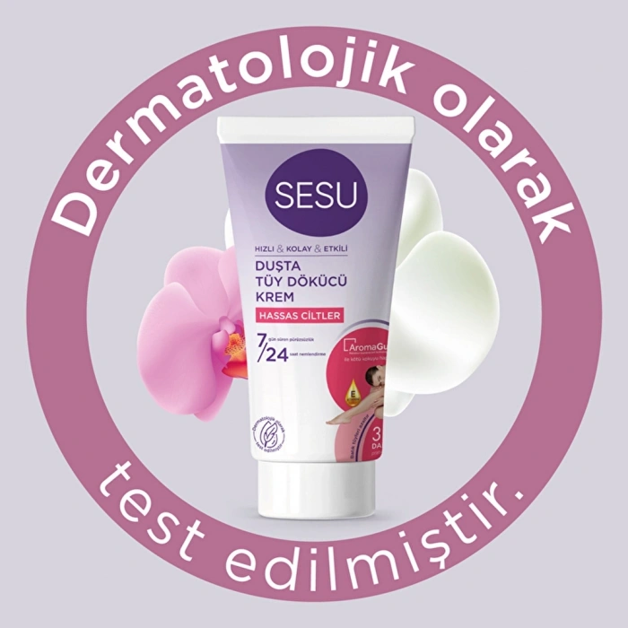 Sesu Duşta Tüy Dökücü Krem Hassas Ciltler 150 ml