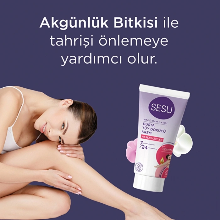Sesu Duşta Tüy Dökücü Krem Hassas Ciltler 150 ml