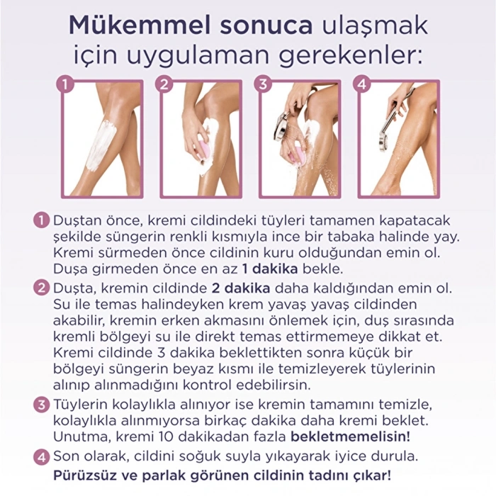 Sesu Duşta Tüy Dökücü Krem Hassas Ciltler 150 ml