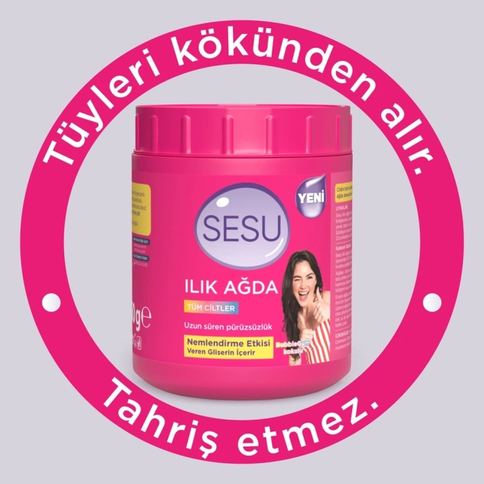 Sesu Pembe Ilık Ağda 250 gr