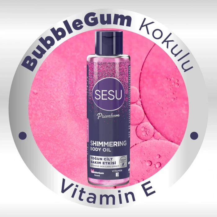 Sesu Simli Vücut Yağı 150 ml