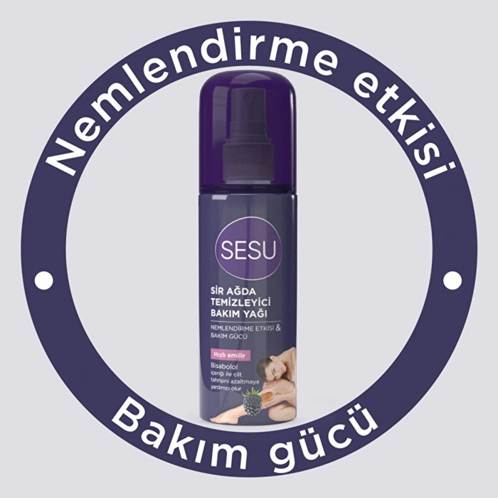 Sesu Sir Ağda Sonrası Temizleyici Bakım Yağı 150 ml