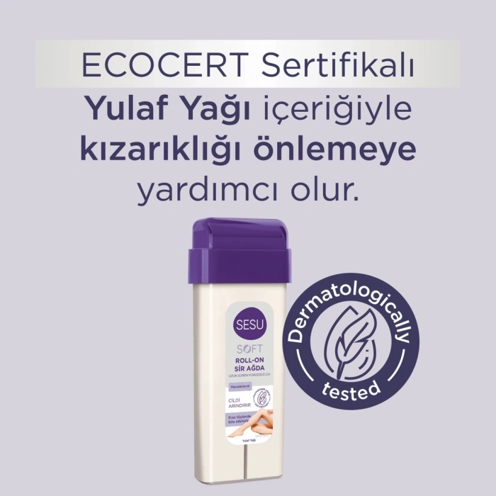 Sesu Soft Isıtıcılı Roll-On Ağda Seti (Makineli)