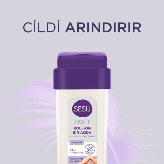 Sesu Soft Isıtıcılı Roll-On Ağda Seti (Makineli)