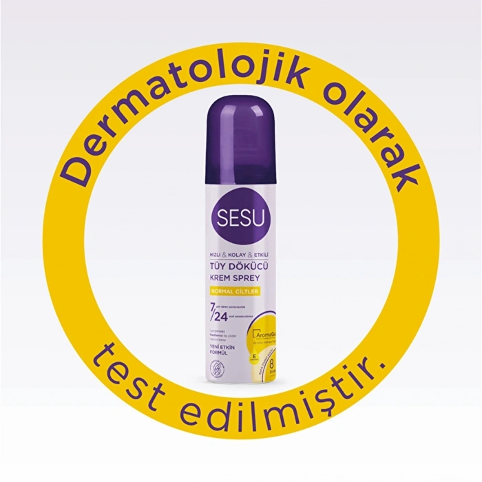 Sesu Tüm Ciltler İçin Tüy Dökücü Krem Sprey 150 ml