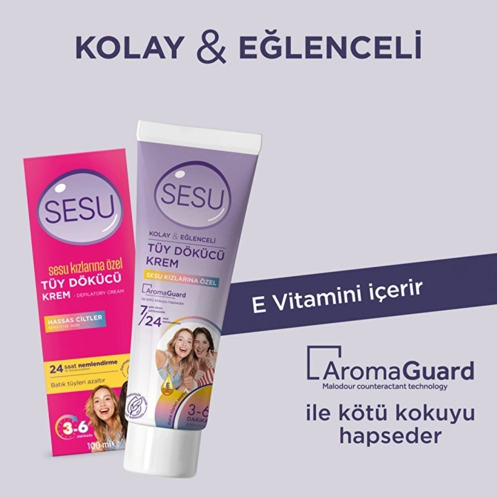 Sesu Tüy Dökücü Krem Ağdaya İlk Adım 100 ml