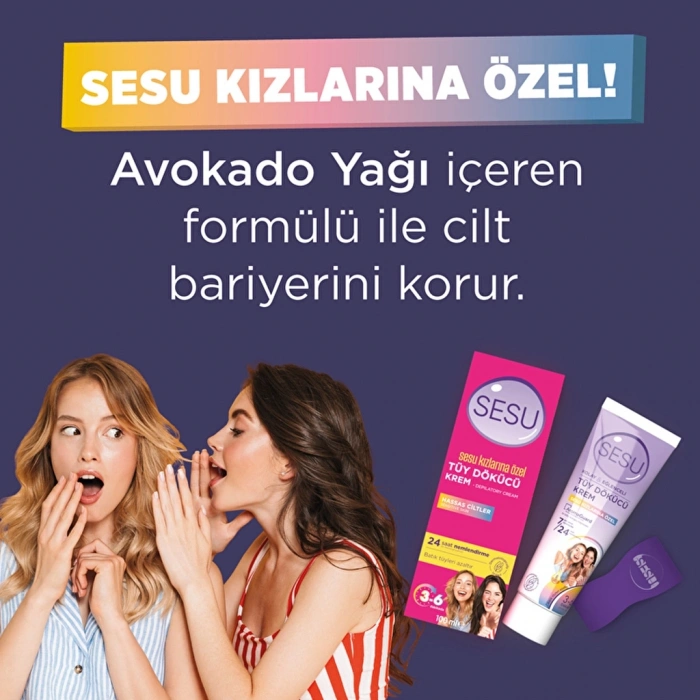 Sesu Tüy Dökücü Krem Ağdaya İlk Adım 100 ml
