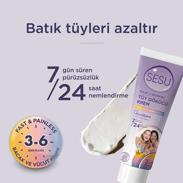Sesu Tüy Dökücü Krem Ağdaya İlk Adım 100 ml