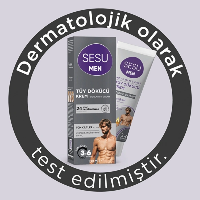Sesu Tüy Dökücü Krem For Men 100 ml