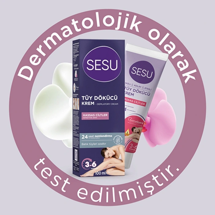 Sesu Tüy Dökücü Krem Hassas Ciltler 100 ml