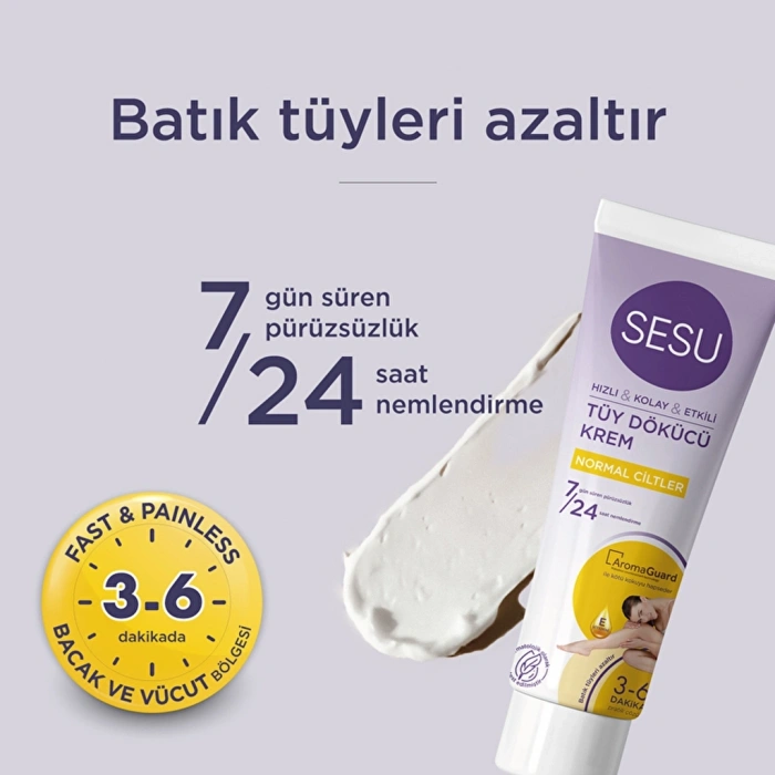 Sesu Tüy Dökücü Krem Normal Ciltler 100 ml