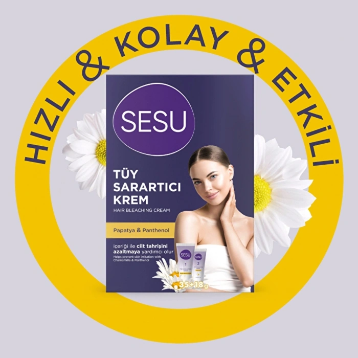Sesu Tüy Sarartıcı Krem 35 gr + 18 gr