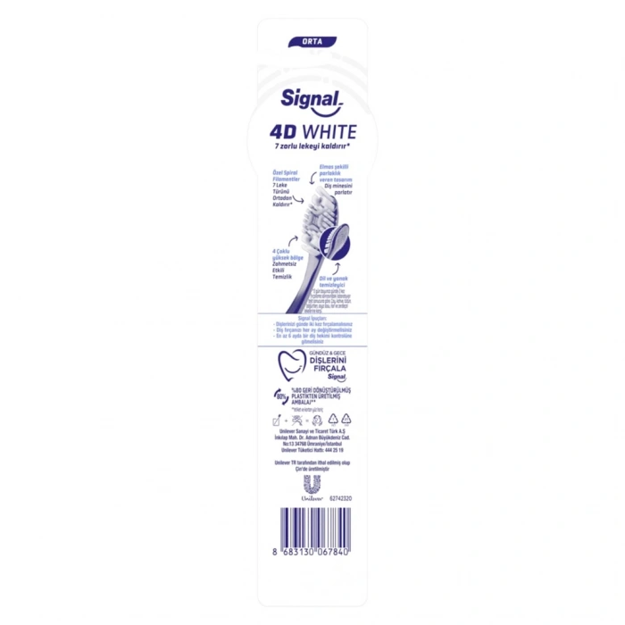 Signal 4D White Expert Diş Fırçası (Orta)