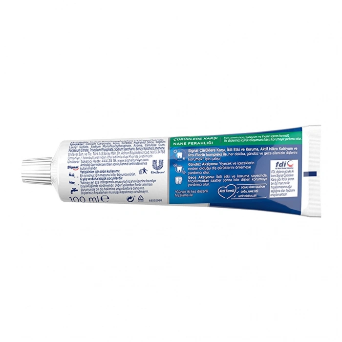 Signal Diş Macunu Çürüklere Karşı Nane Ferahlığı 100 ml