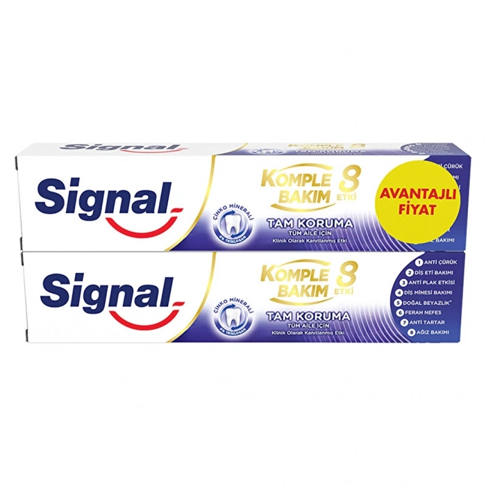 Signal Diş Macunu Komple Bakım 8 Etki Tam Koruma 75 ml