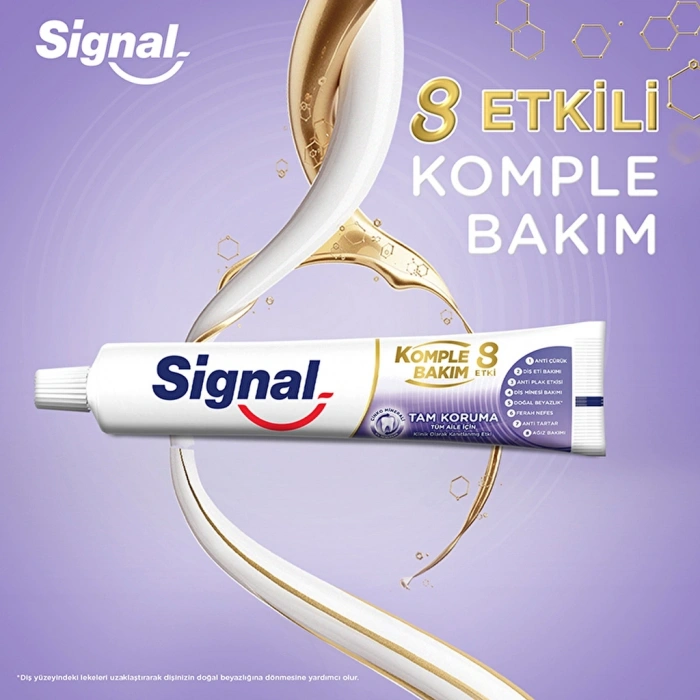 Signal Diş Macunu Komple Bakım 8 Etki Tam Koruma 75 ml