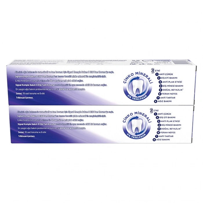 Signal Diş Macunu Komple Bakım 8 Etki Tam Koruma 75 ml