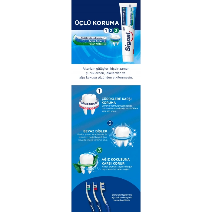 Signal Diş Macunu Üçlü Koruma 120 ml