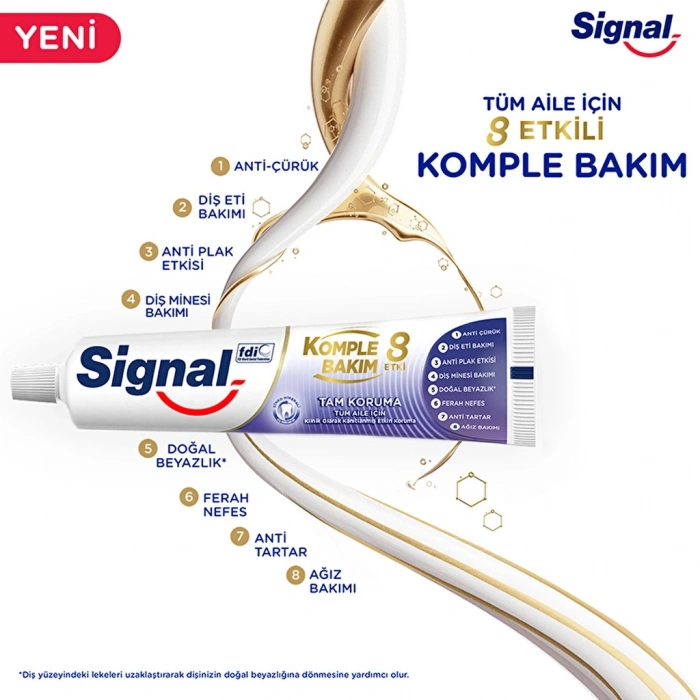 Signal Komple Bakım 8 Etki Diş Macunu Tam Koruma 75 ml