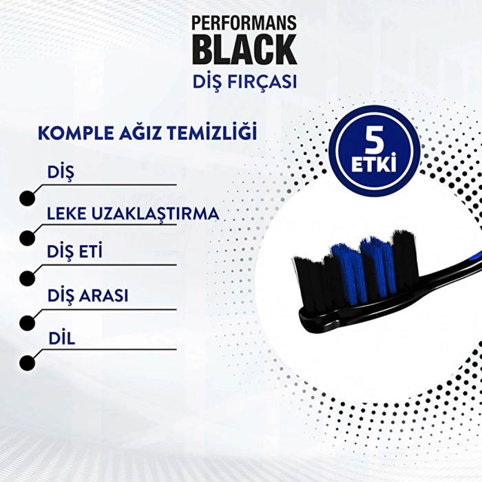 Signal Performans Black Etkili Plak Uzaklaştırma Diş Fırçası 1+1 (Yumuşak)