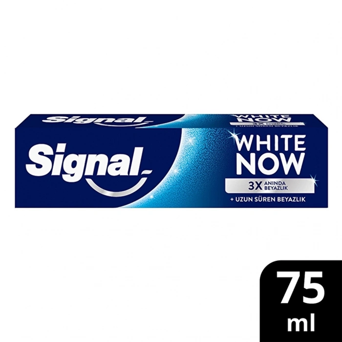 Signal White Now Anında Beyazlatıcı Leke Karşıtı Diş Macunu 75 ml