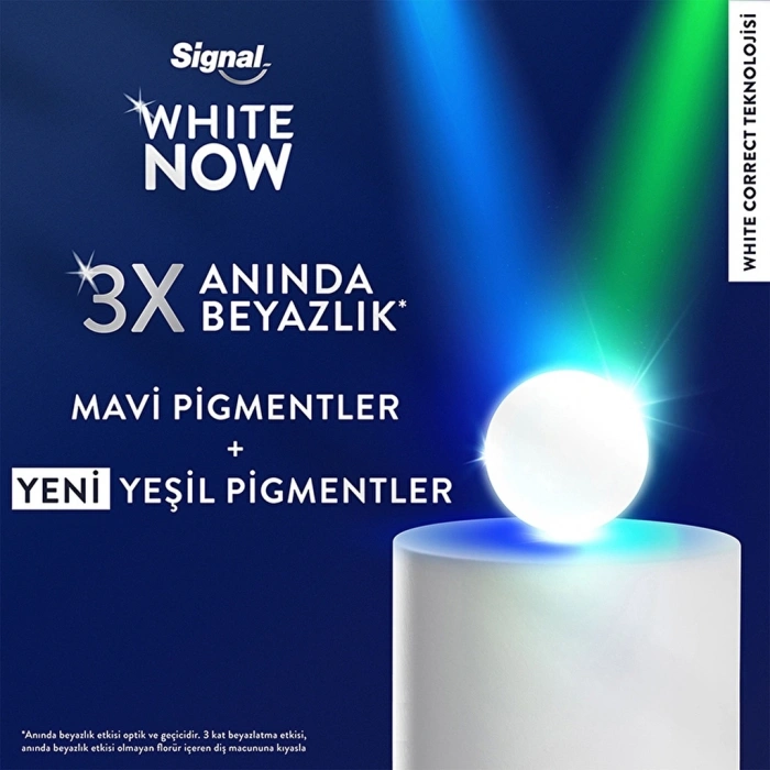 Signal White Now Anında Beyazlatıcı Leke Karşıtı Diş Macunu 75 ml
