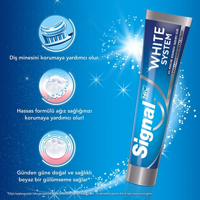 Signal White System Diş Macunu 75 ml + White Now Original 75 ml