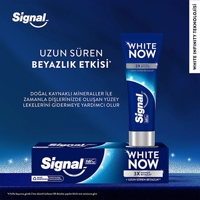 Signal White System Diş Macunu 75 ml + White Now Original 75 ml