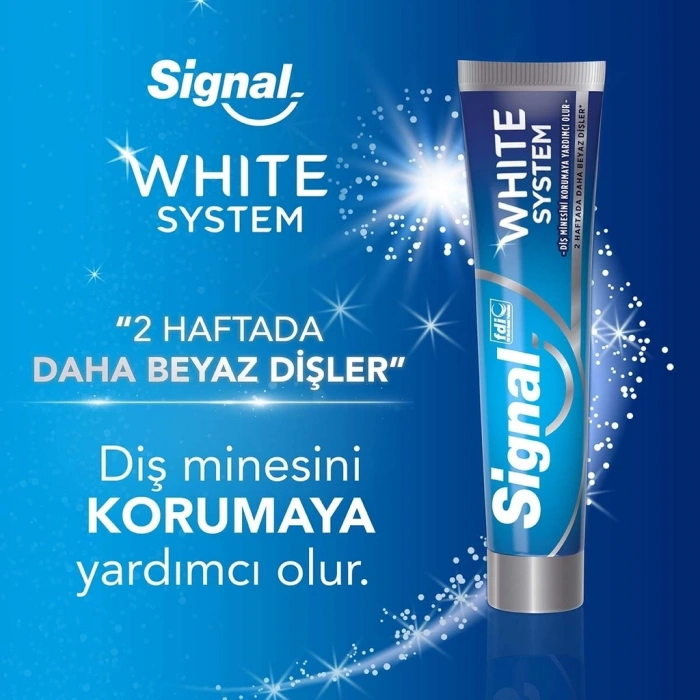 Signal White System Diş Macunu Beyazlatıcı 75 ml