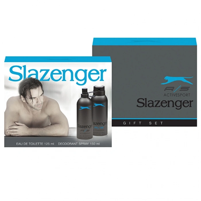 Slazenger ActiveSport Blue EDT Erkek Parfüm 125 ml + Deodorant Sprey 150 ml