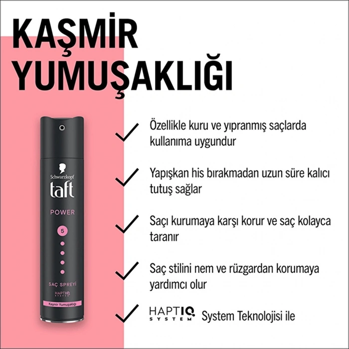 Taft Power Kaşmir Saç Spreyi 250 ml