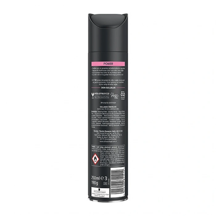 Taft Power Kaşmir Saç Spreyi 250 ml