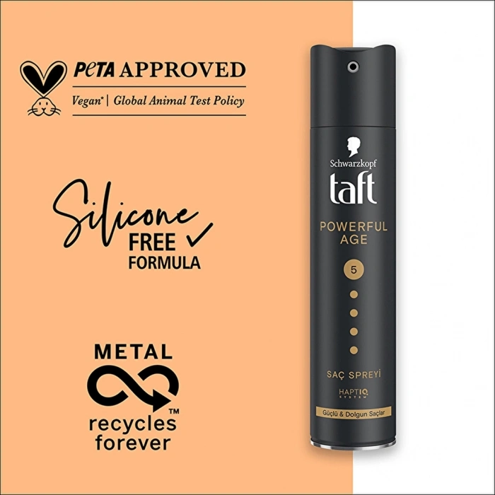 Taft Powerful Age Saç Spreyi 250 ml