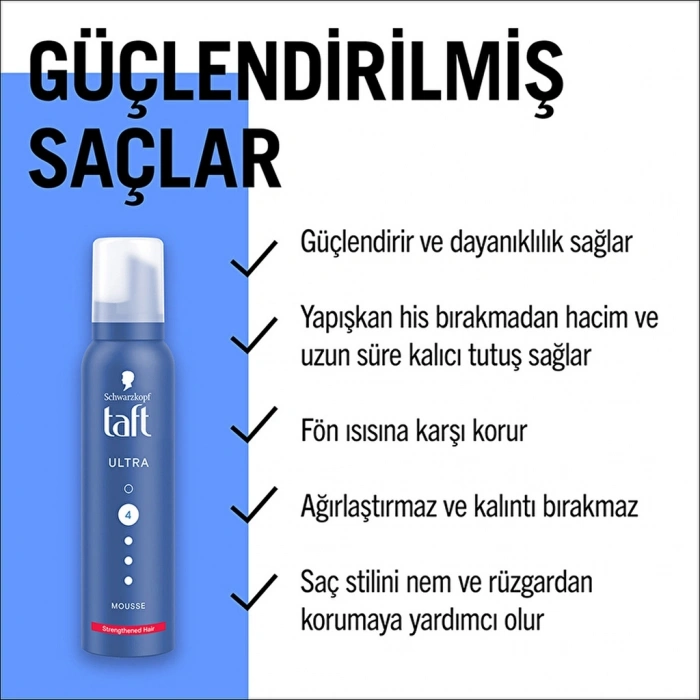 Taft Ultra Saç Köpüğü 150 ml
