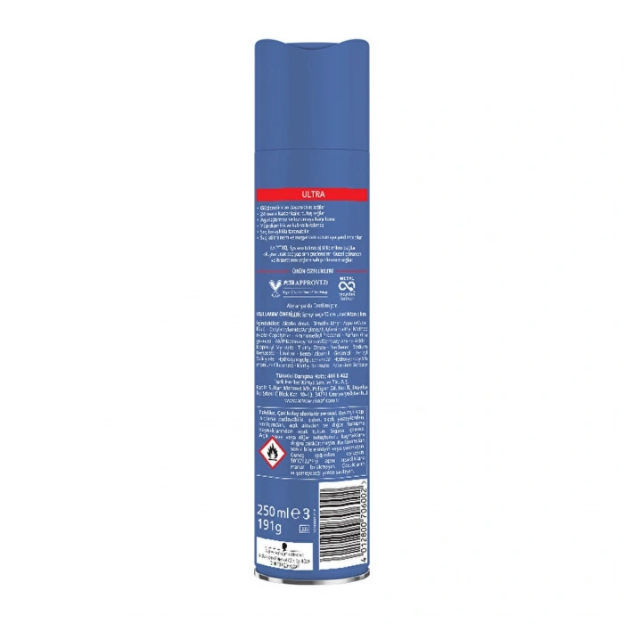 Taft Ultra Saç Spreyi 250 ml