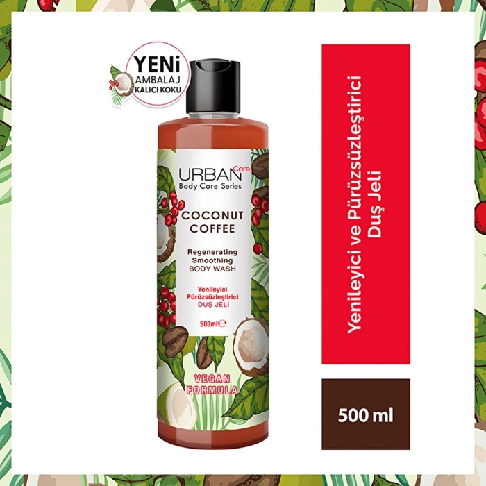 Urban Care Coconut Coffee Yenileyici ve Pürüzsüzleştirici Duş Jeli 500 ml