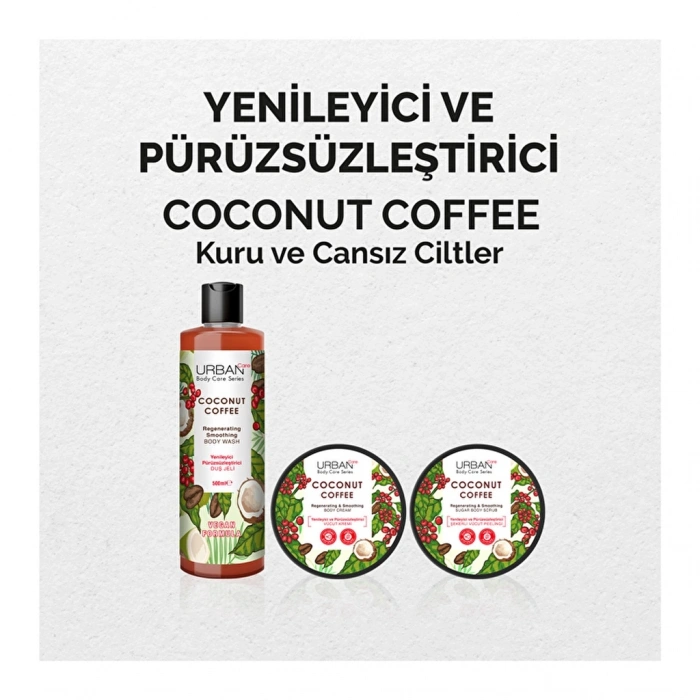 Urban Care Coconut Coffee Yenileyici ve Pürüzsüzleştirici Duş Jeli 750 ml