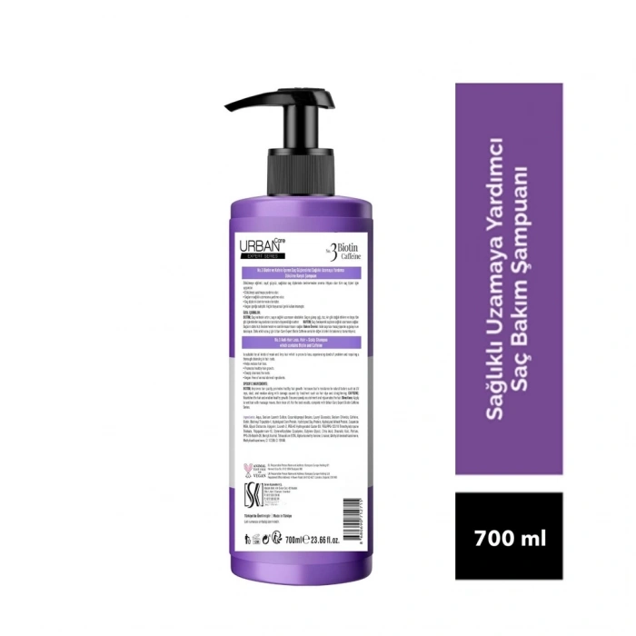 Urban Care Expert Series Biotin & Kafein Dökülme Karşıtı Şampuan 700 ml