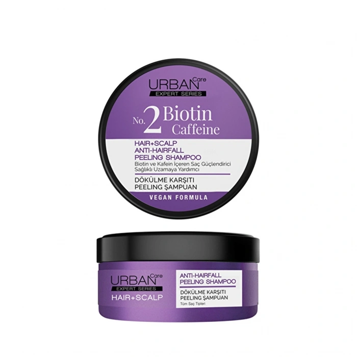 Urban Care Expert Serisi Biotin & Kafein Dökülme Karşıtı Peeling Şampuan 200 ml