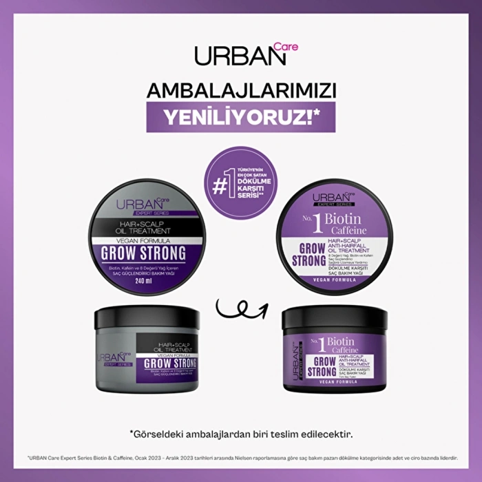 Urban Care Grow Strong Saç Güçlendirici Bakım Yağı 240 ml