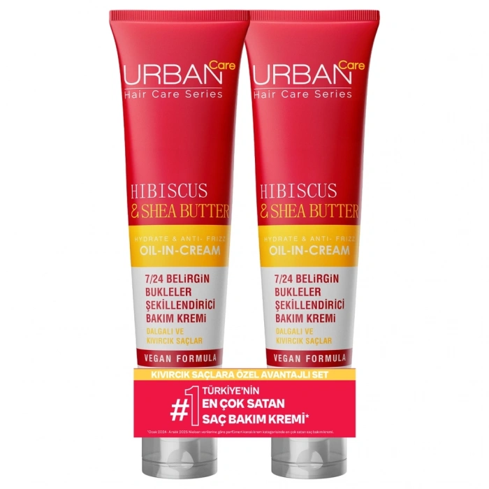 Urban Care Hibiscus & Shea Butter Kıvırcık ve Dalgalı Saçlar Bukle Belirginleştirici Durulanmayan Sa