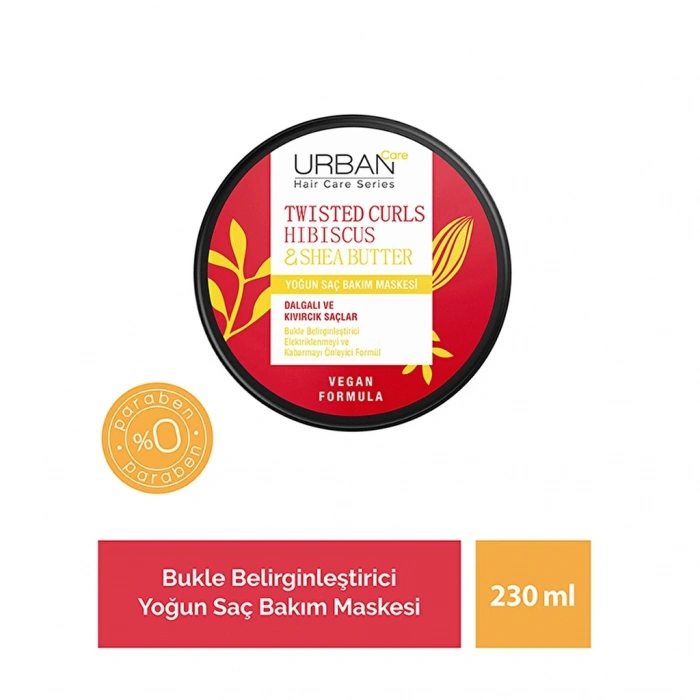 Urban Care Hibiscus & Shea Butter Yoğun Saç Bakım Maskesi 230 ml