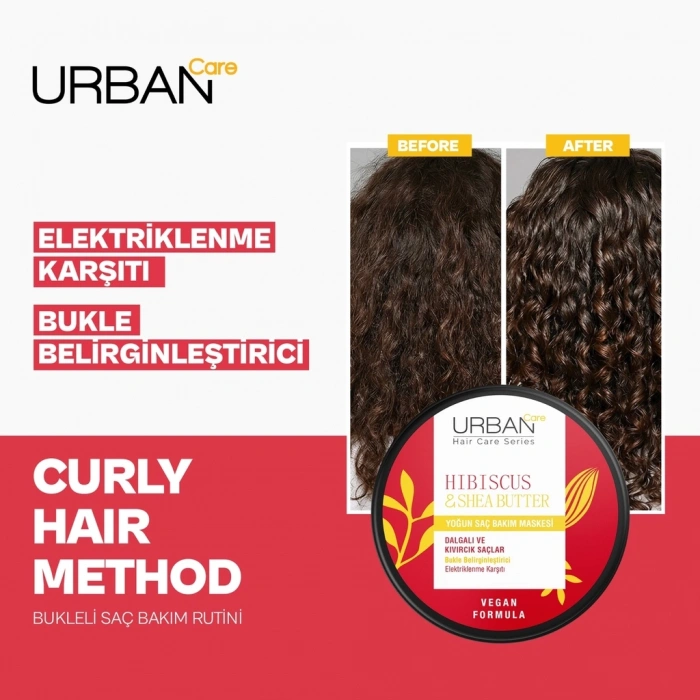 Urban Care Hibiscus & Shea Butter Yoğun Saç Bakım Maskesi 230 ml