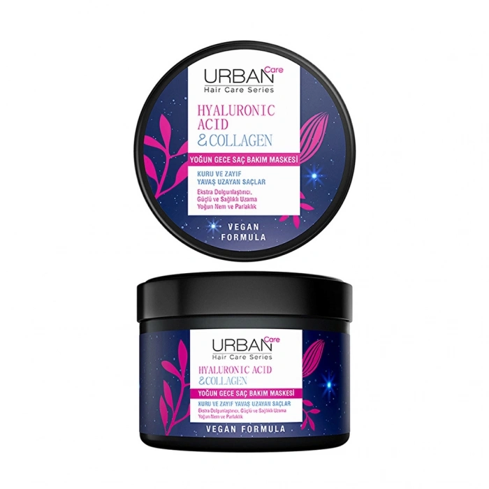 Urban Care Hyaluronik Asit & Kolajen Yoğun Gece Saç Bakım Maskesi 230 ml