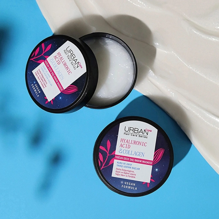 Urban Care Hyaluronik Asit & Kolajen Yoğun Gece Saç Bakım Maskesi 230 ml