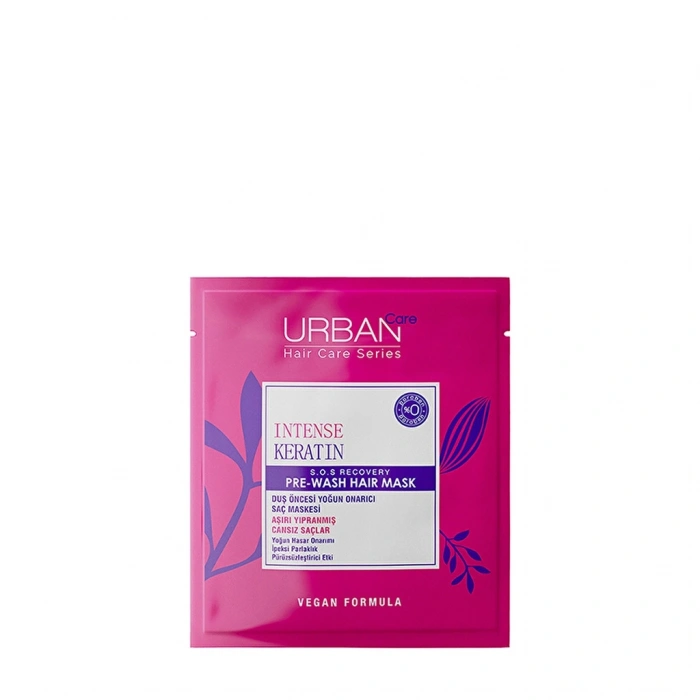 Urban Care Intense Keratin Hasar Onarımı ve Parlaklık Veren Duş Öncesi Saç Bakım Maskesi 50 ml